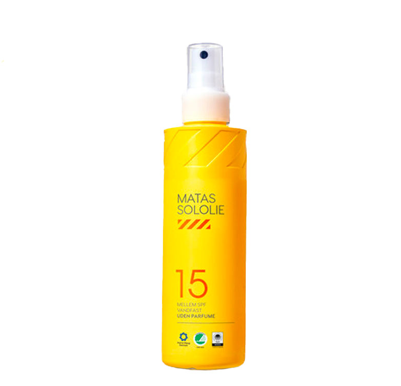 MATAS防晒油SPF15 无香型200ml防水防晒，保护肌肤免受阳光伤害