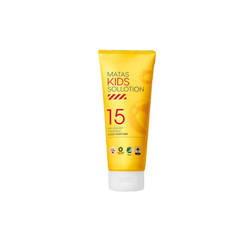Matas儿童防晒霜 SPF15 滋润保湿 温和不刺激 舒缓皮肤 200毫升 无香